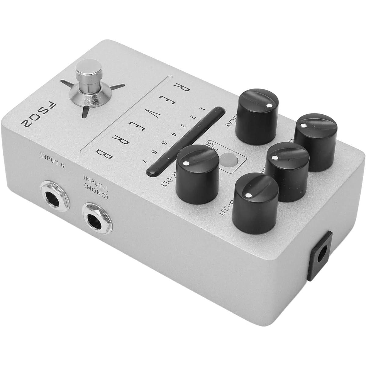Reverb effect pedal, natural fade out DC9V electric guitar effect pedal 7