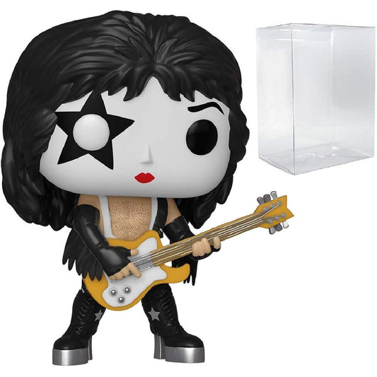 POP Rocks: KISS - Starchild (Paul Stanley) Funko POP! Vinyl Figure (Includes Compatible Pop Box Protector Case), Multicolor, 3.75"
