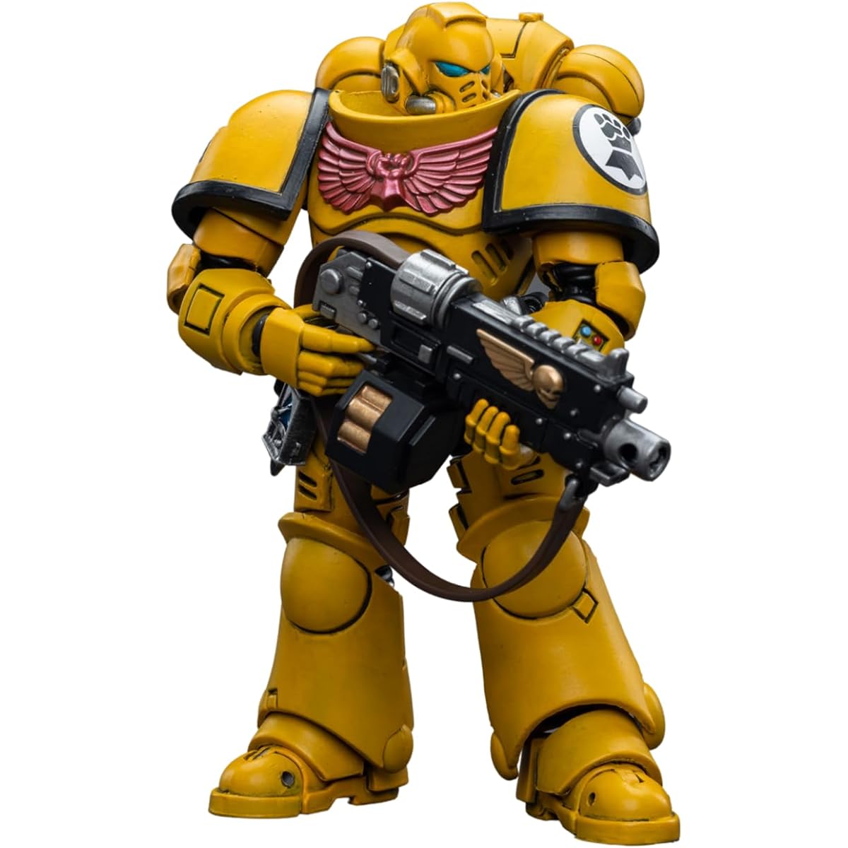 JoyToy 1/18 Warhammer 40,000 Action Figure Imperial Fist Intercircle Collection Model (4.2 inches)