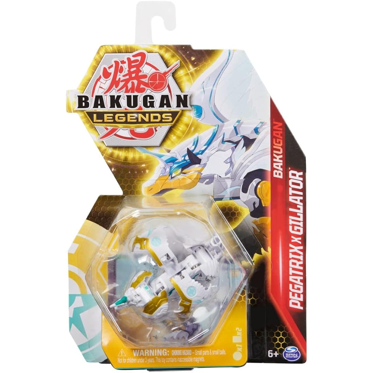 Bakugan Legends 2023 Pegatrix x Gillator 2-inch Core Collectible Figures and Trading Cards