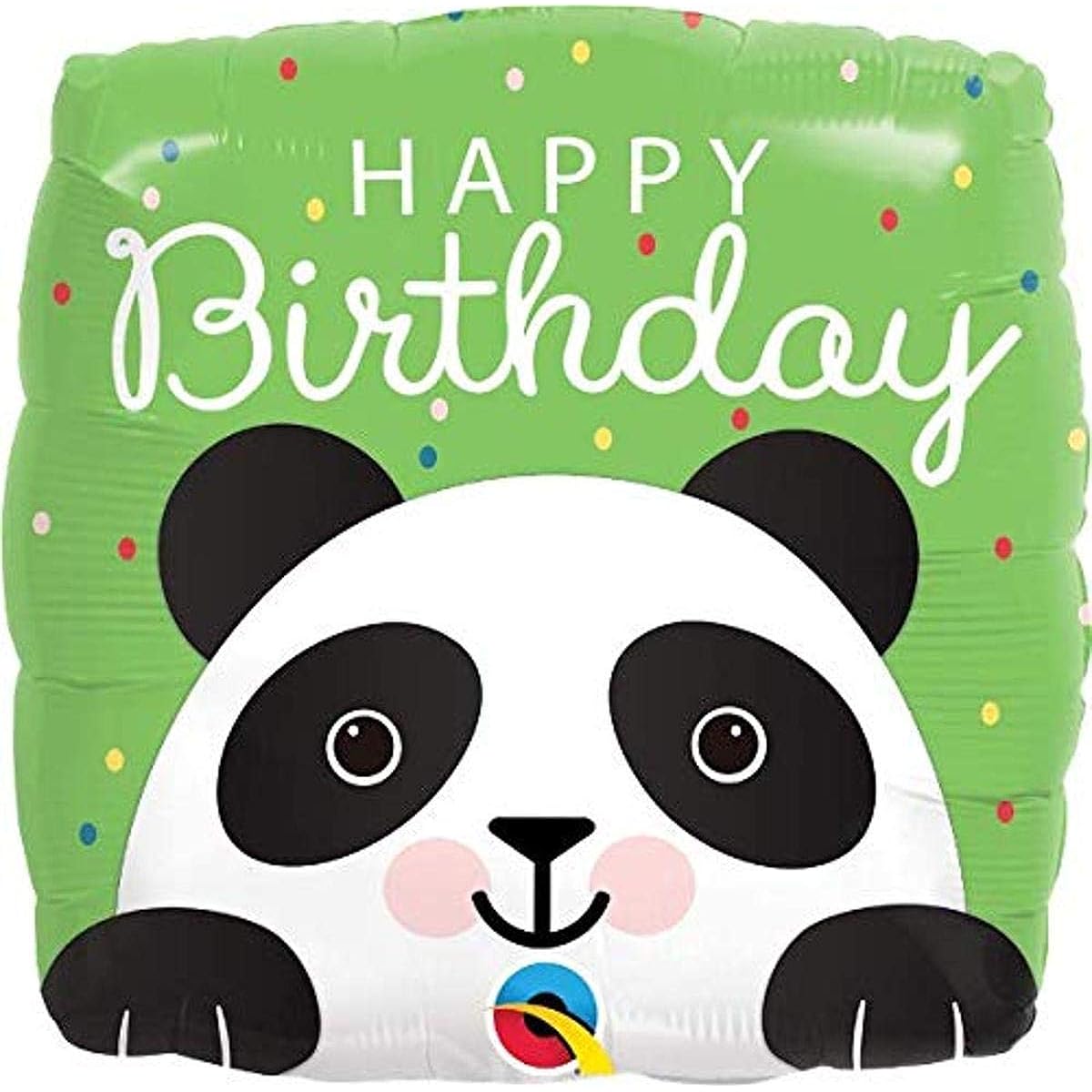 Qualatex 18" Birthday Panda Foil Mylar Balloon