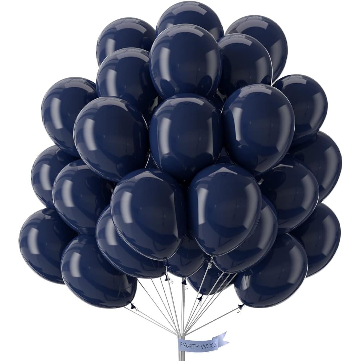 PartyWoo Blue Balloons 55 Pieces 12 Inch Nile Blue Balloons Latex Balloons Balloon Garland for Balloon Arch Party Decorations Birthday Decorations Wedding Decorations Baby Shower Decorations