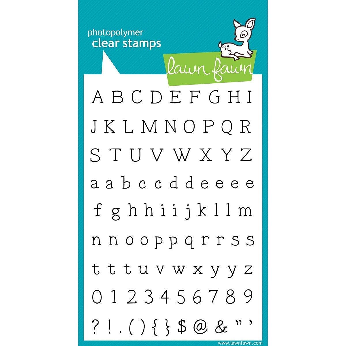 Smitty's Abcs Clear Stamp Set (Lawn Fawn) by Lawn Fawn