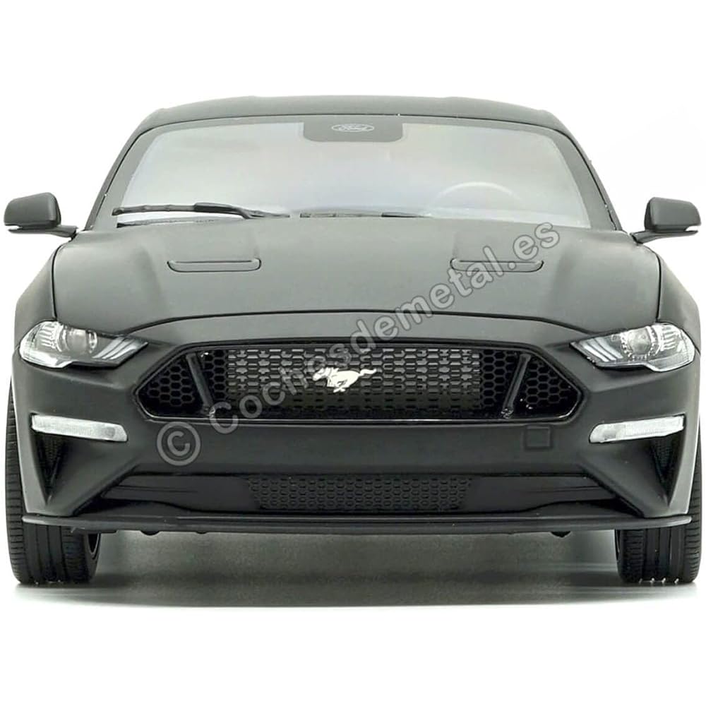 DIECAST MASTERS 1/18 Ford Mustang GT 2019 Left Handle Matte Black (Custom Color) Finished Product