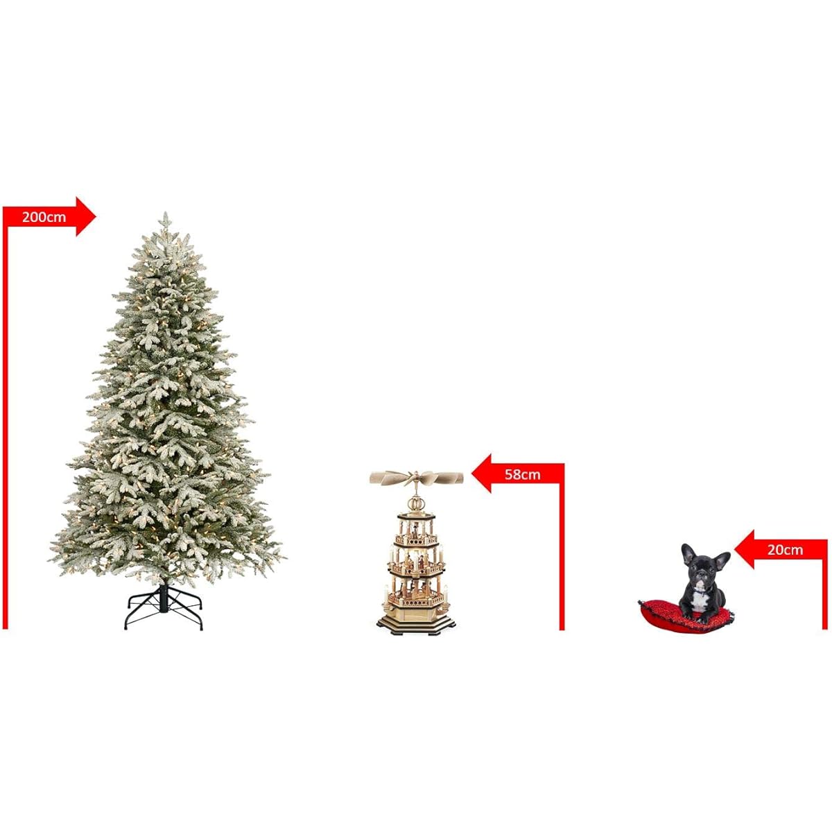Christmas pyramid - Bible stories - 3 tiers, height 58 cm, electric (120 V, 50 Hz), natural, original Erzgebirge by Mueller Seiffen