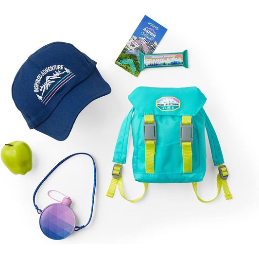 American Girl Corinne Tan Girl of The Year 2022 18" Doll with Camping Accessories, Backpack and Water Bottle, Ages 8+