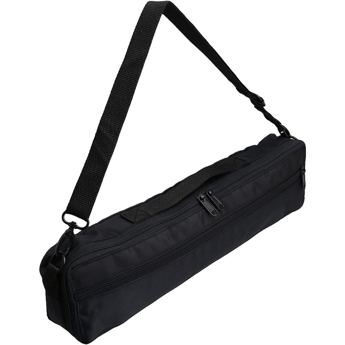 Mxfans Adjustable Shoulder Strap Flute Case Carry Bag Durable 13x6x41cm