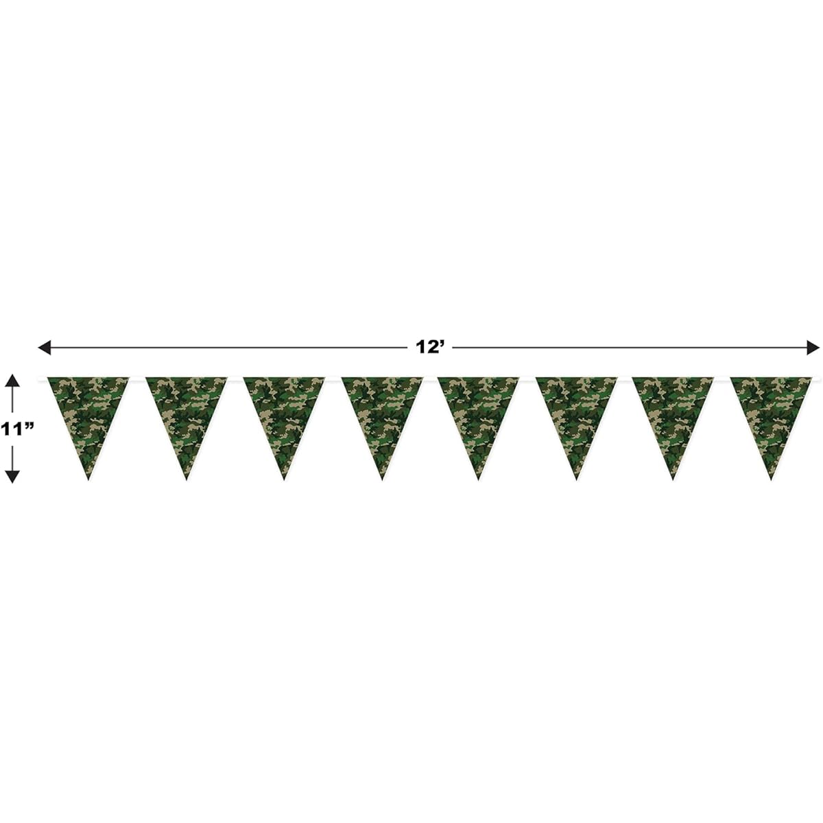 Camo Flag Pennant Banner Camouflage flag pennant banner♪Halloween♪Christmas♪