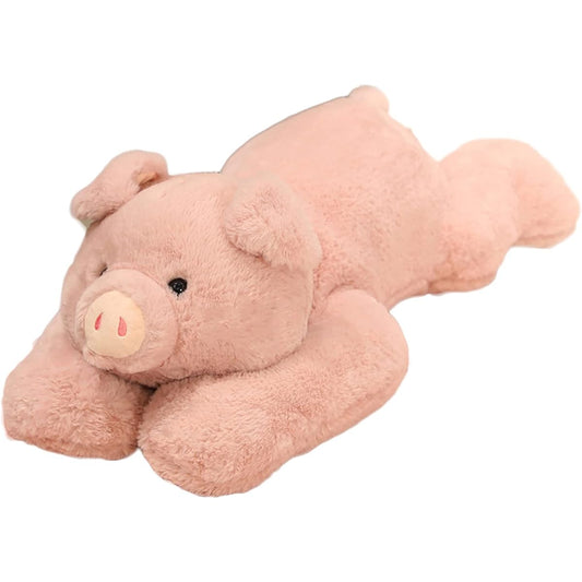 Weighted Plush Toy for Anxiety 6 lbs Weighted Pig Stuffed Animal Weighted Plush Pig Throw Pillow Gift for Boys and Girls 29.5 Inch