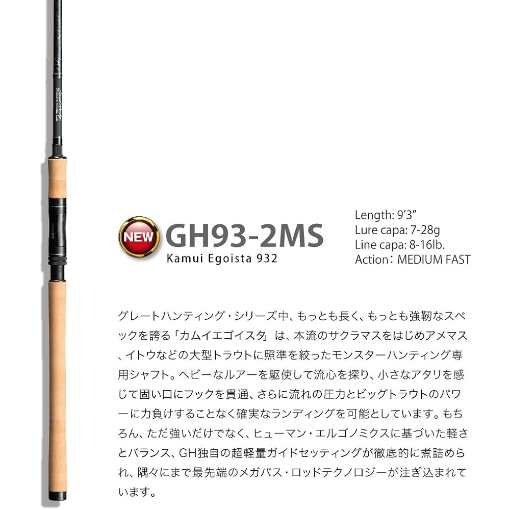 Megabass GREAT HUNTING GH93-2MS