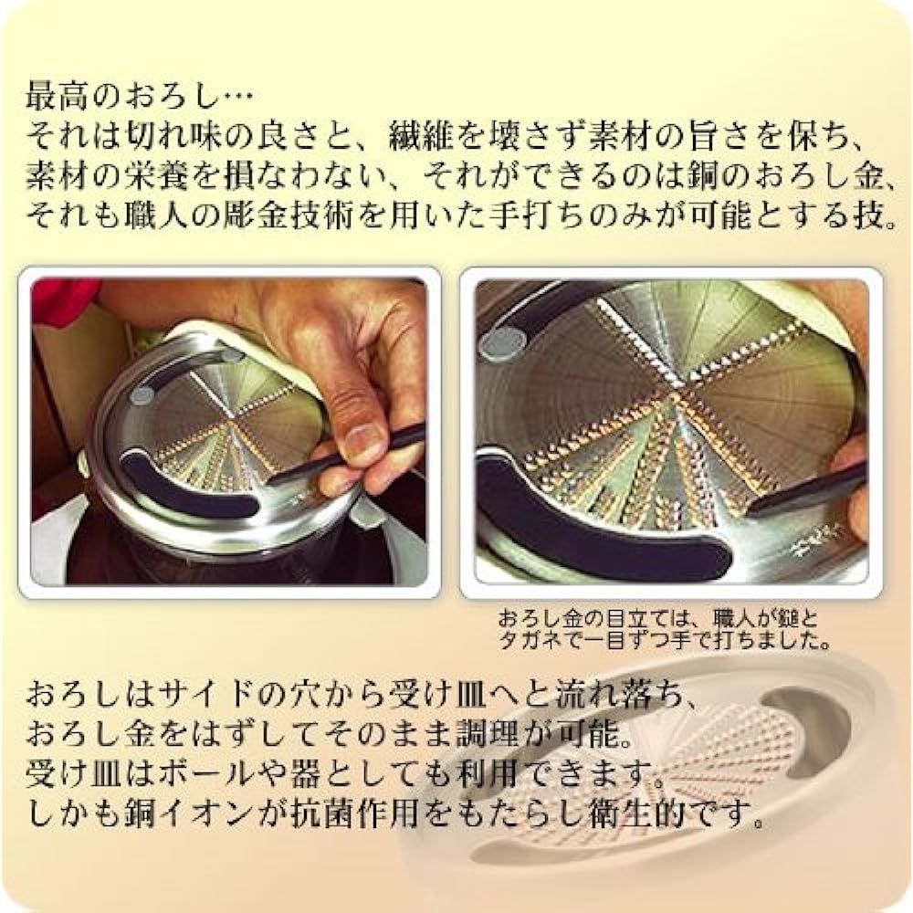 Copper grater medium HMO-7SS 35454
