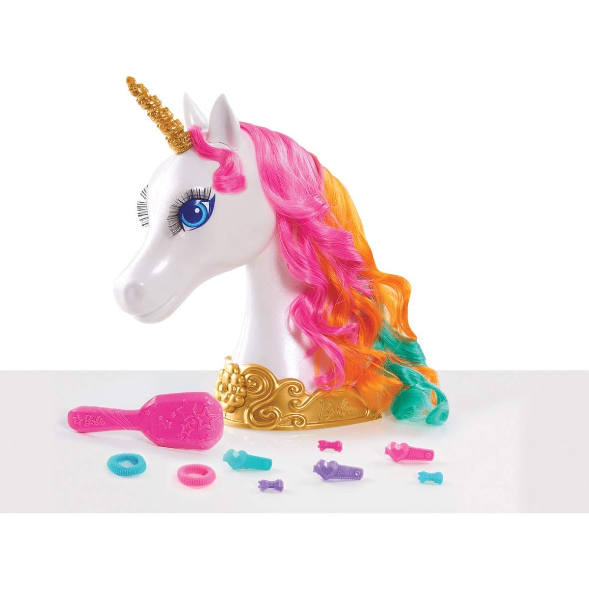 Just Play Barbie Dreamtopia Unicorn Styling Head 10 Pieces