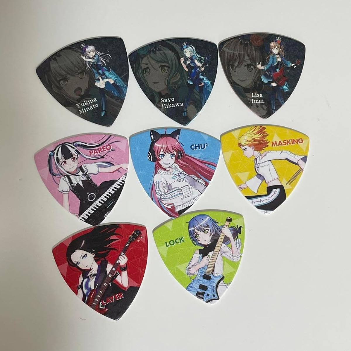 BanG Dream! Guitar Pick ESP Collaboration RoseliaRAS