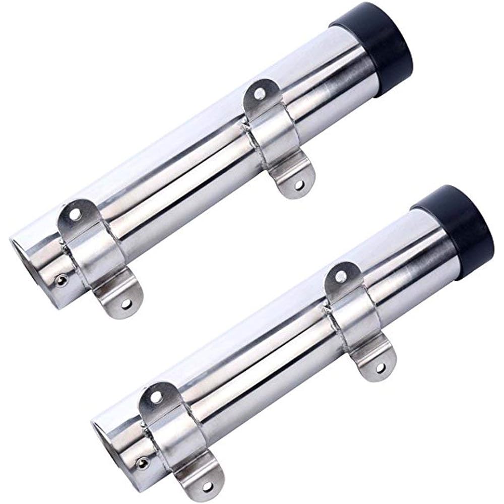 Amarine-made Rod Holder Boat Rod Holder Stainless Steel Rod Holder Fishing Rod Stand Boat Supplies (2 items)