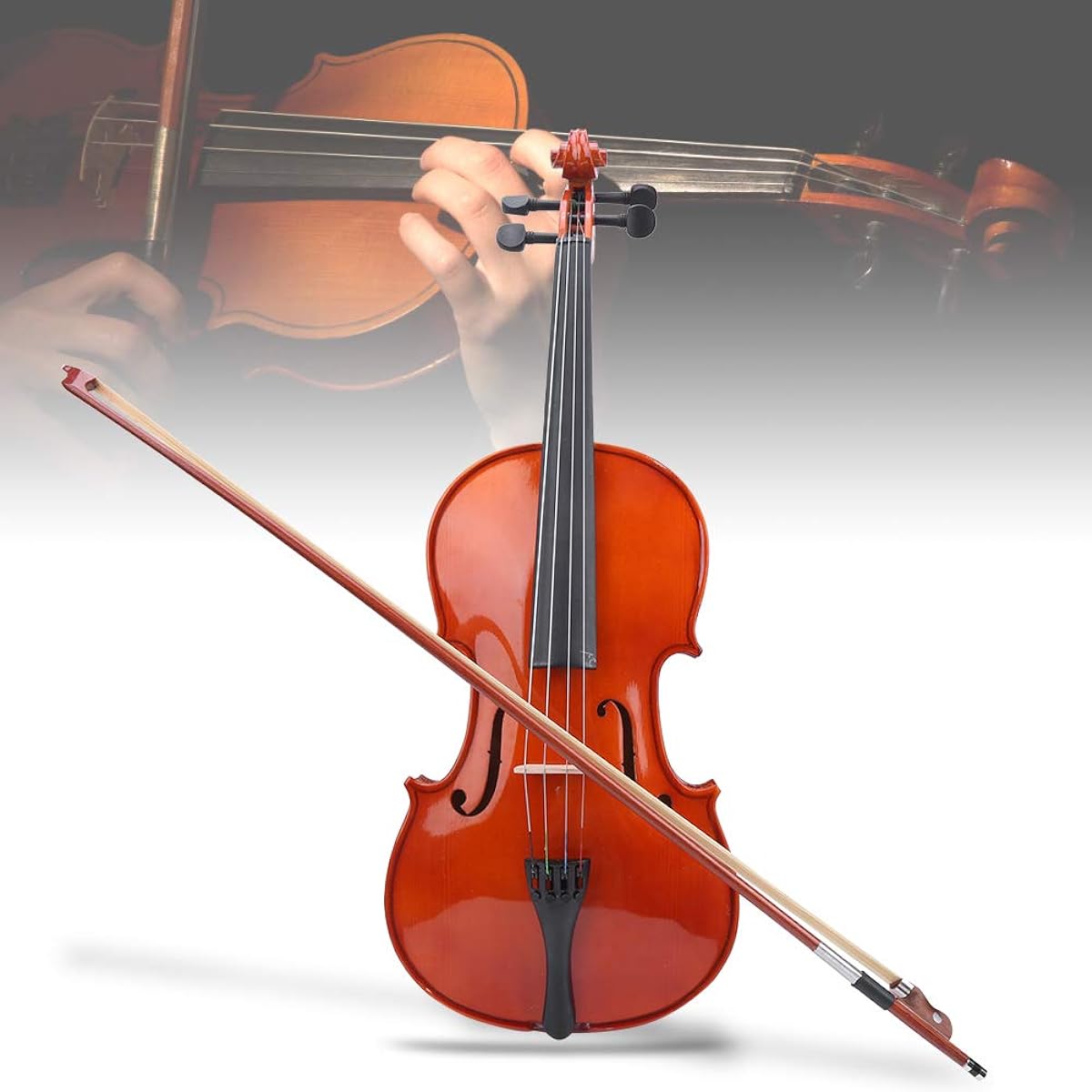 Viola for Violin Lovers, Viola Case, Rosin Spruce Solid Wood Viola Works Violin Learners