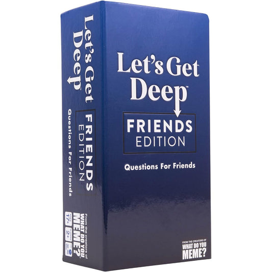 What Do You Meme? Let's Get Deep: Friends Edition - Game Night Conversation Starter Cards