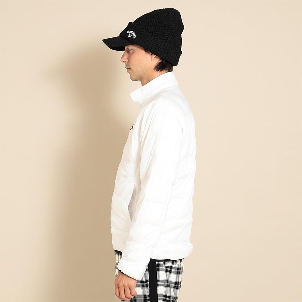 [Callaway] Men's Water Repellent Full Zip Filled Blouson (Star Stretch: Stretchable/Windproof) / Outerwear Golf / C23215104