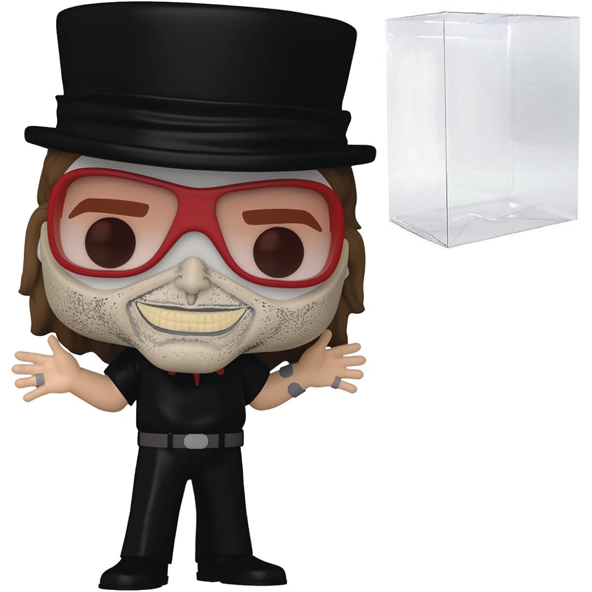 POP Movies: Black Phone - Grabber with Glasses and Hat Funko Vinyl Figure (Includes Compatible Box Protector Case), Multicolor 3.75"