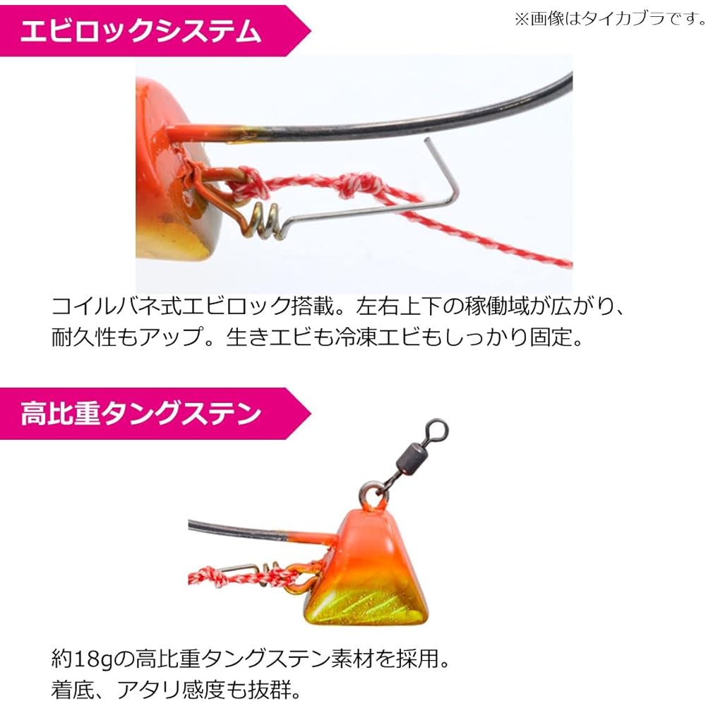 DAIWA Beniga Taikabura TG SS+Ebirock Hayakake No. 8