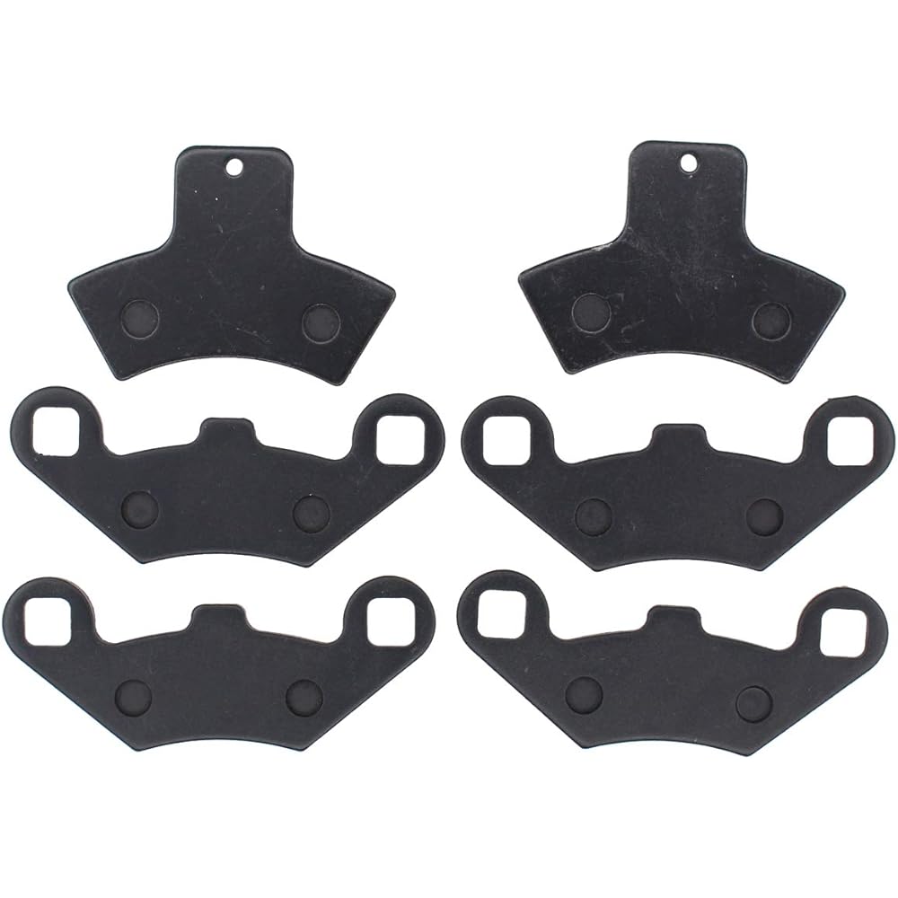 MOTOKU Front & Rear Brake Pads for Polaris Sportsman 500 4x4 HO Scrambler 400 Trail Blazer 250