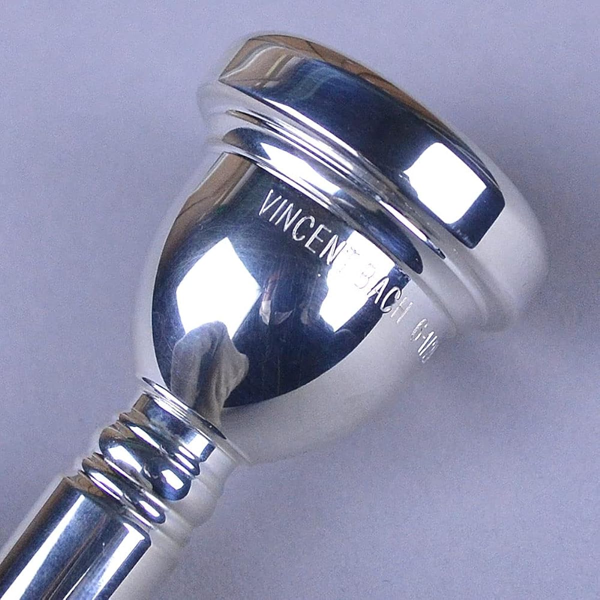 Bach 5G Silver Plated Trombone Mouthpiece for Large Bore