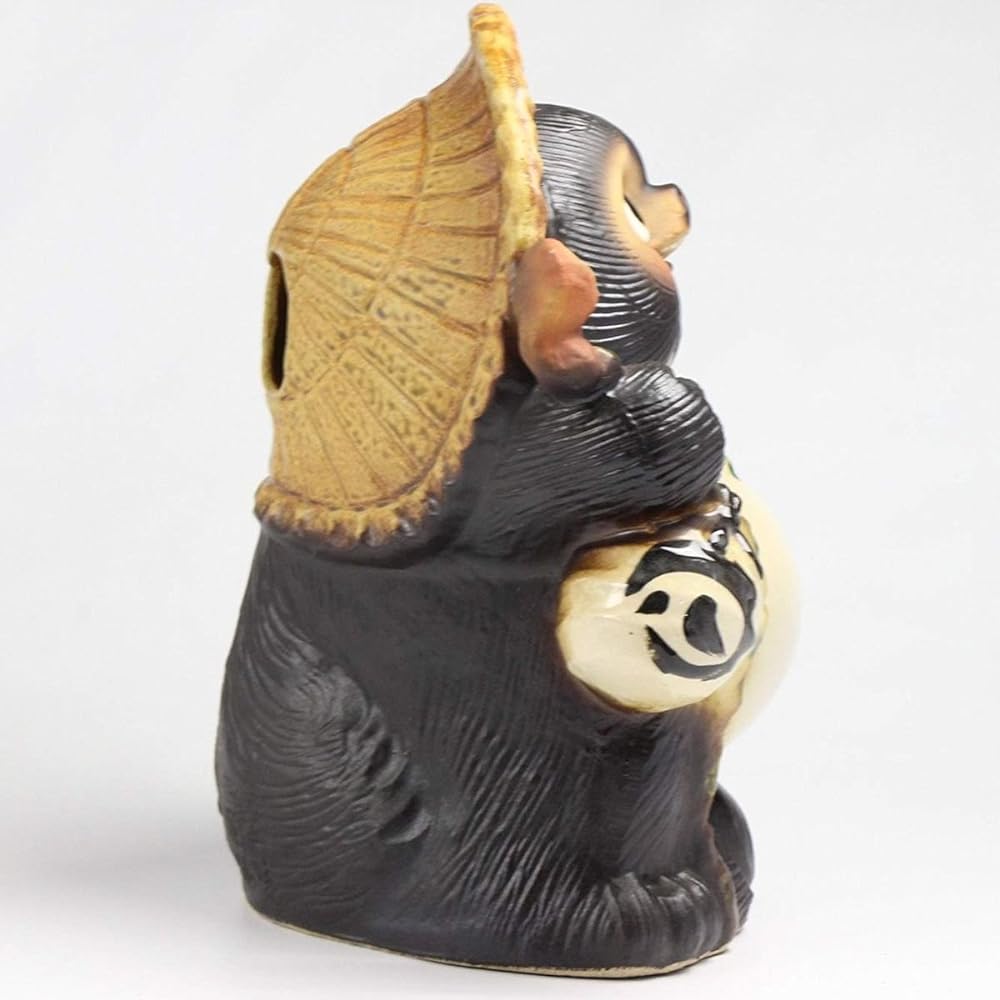 CtoC JAPAN Select Shigaraki Ware Raccoon Ornament L67-6 Pottery Width 34cm x Depth 27cm x Height 51cm Lucky Tanuki No. 16 Stylish Pottery 4941273295068