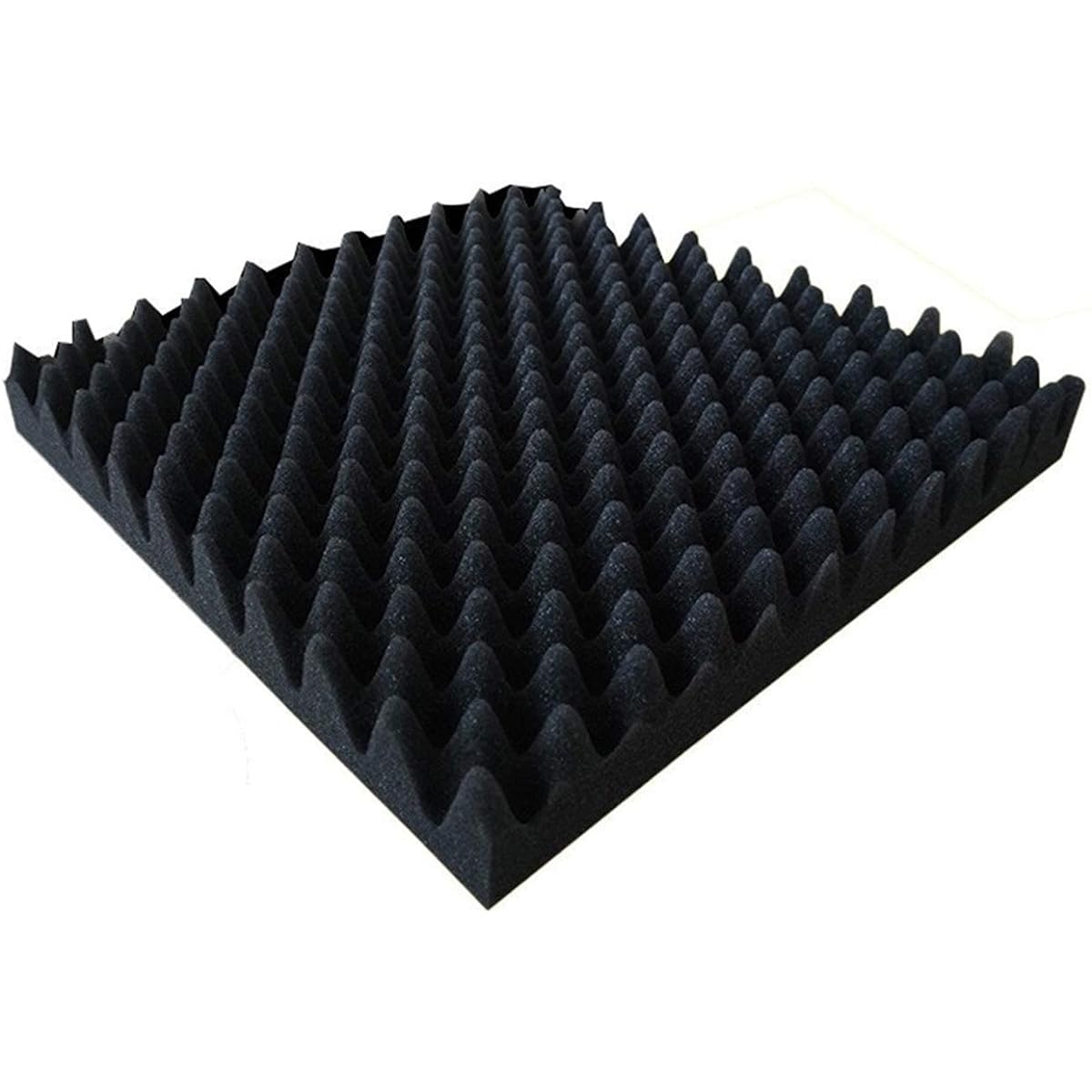 Moisture-proof soundproof cotton, self-adhesive, easy to install, sound-absorbing cotton, acoustic panel for bedroom, living room (yellow) (black)