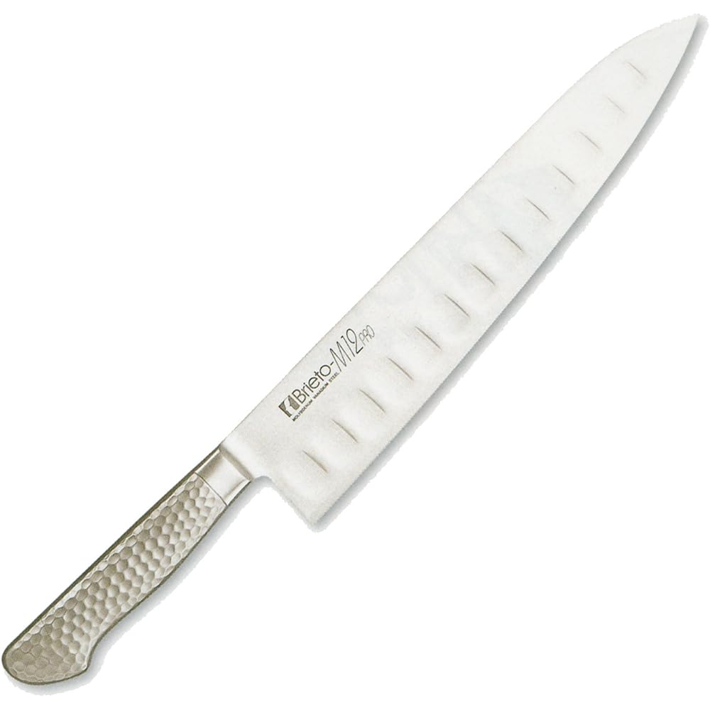Kataoka Seisakusho Gyuto Knife Silver 180mm Made in Japan Brieto-M12pro Molybdenum Vanadium Steel Depot Processing M1206