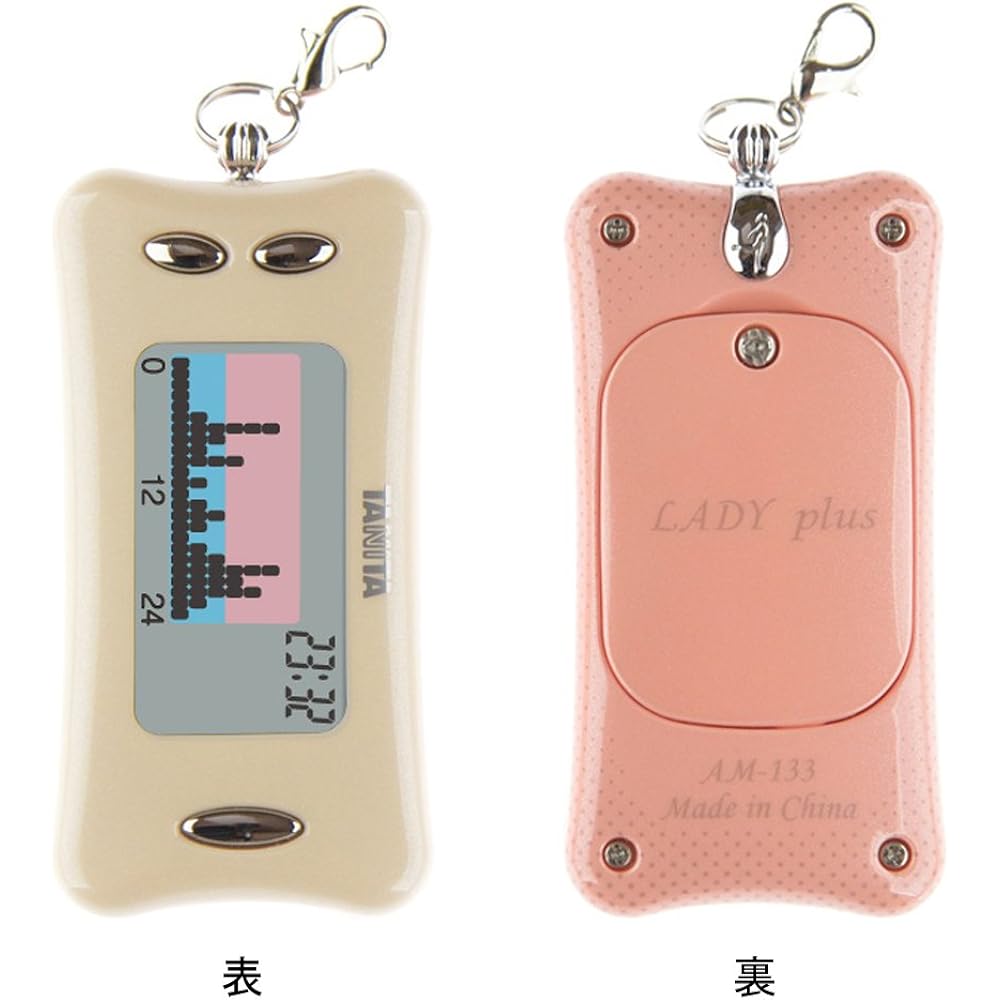 TANITA Activity Meter Calorhythm LADY plus Vanilla Pink x Shell Pink AM-133-PK