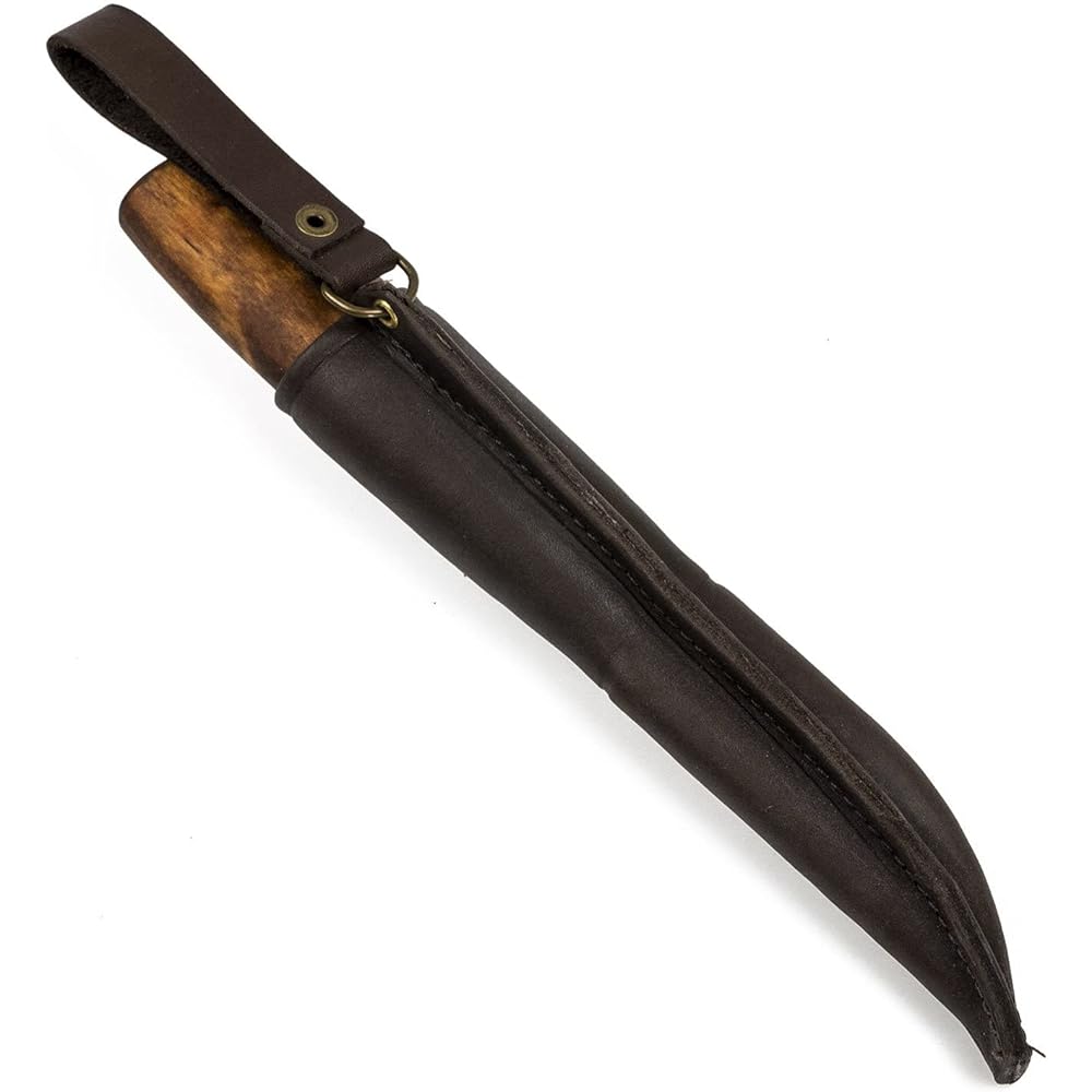 Kauhavan Puukko Paja Scandinavian Outdoor Knife Kauhavan Puukko Paja Moutvisa 80#207 Brown 03-01-paja-0008