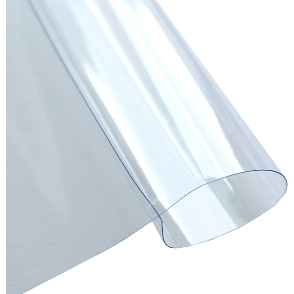 Nippon Chuko Vinyl Fabric (Thickness 0.3mm) Width 91.5cm x 8m Cut Clear PVI-1-8M Fabric Vinyl Vinyl Sheet