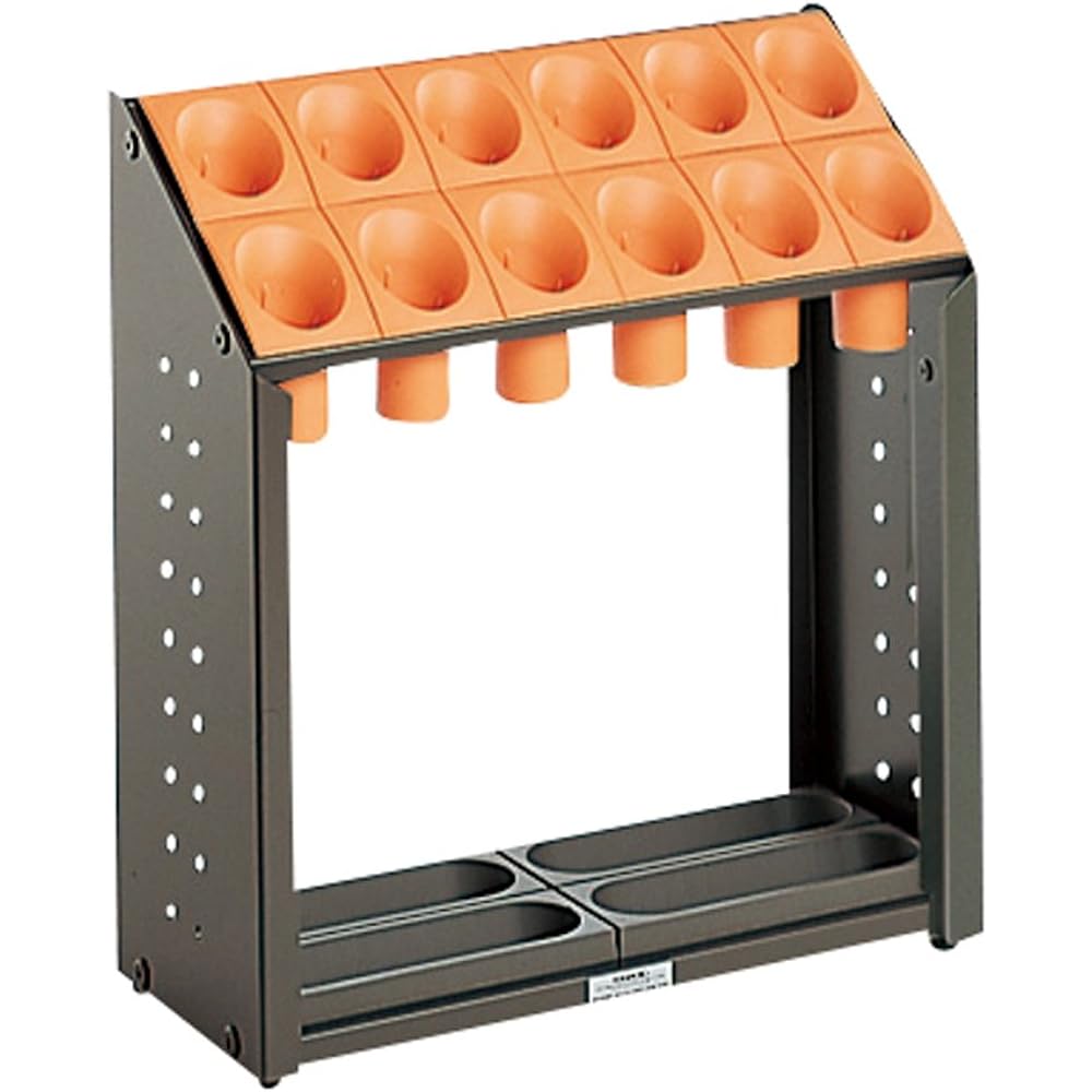 Teramoto Oblique Urban B12 Umbrella Stand for Facilities, Gray, Storage for 12 UB-285-112