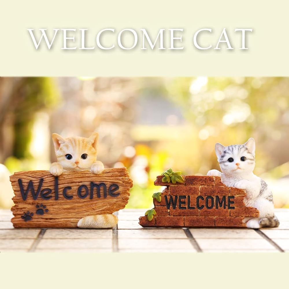 Devalier ca235y [Genuine Product] Cat Figurine, Brown Tiger, Resin Gift, Perfect Present