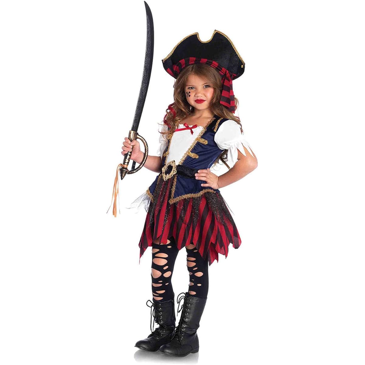 LEG AVENUE [Kids] CARIBBEAN PIRATE for kids, MULTI, size XS, C49104