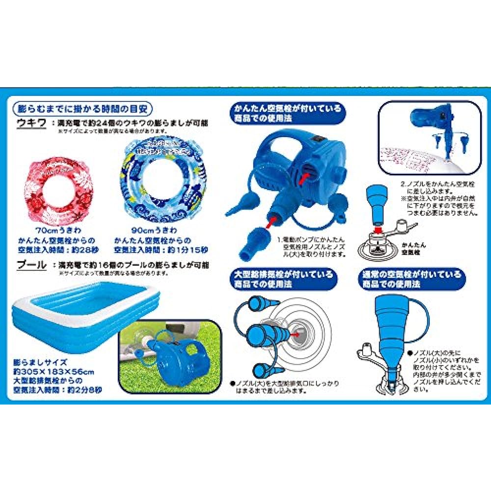 Rechargeable electric pump (AC type)
