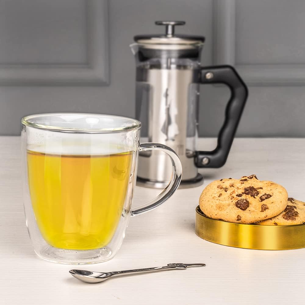 BIALETTI Bialetti Capri Double Wall Glass Heat Resistant Glass 350ml 2 pieces