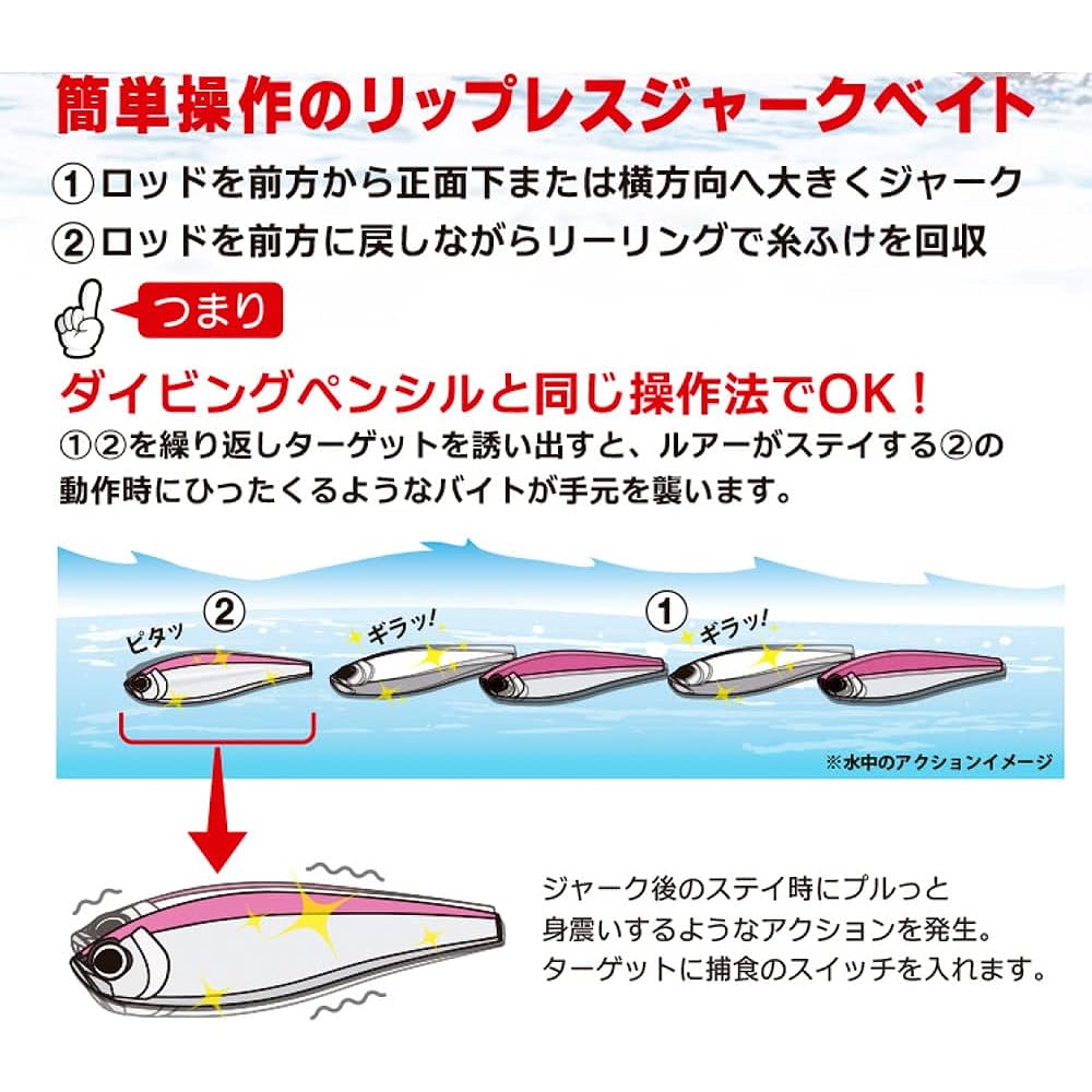DUEL Lure Hardcore Water Drive 150mm Sinking Silhouette Black