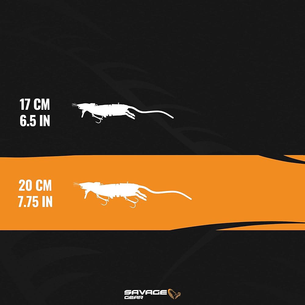 Savage Gear (SAVAGEGEAR) 3D Rad Rat 6.5 inch/7.75 inch floating model various
