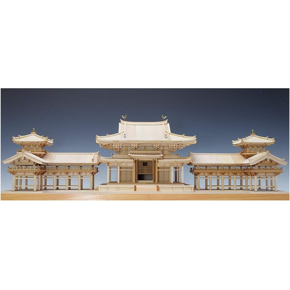 Woody Joe 1/75 Byodoin Phoenix Hall Wooden Model Assembly Kit