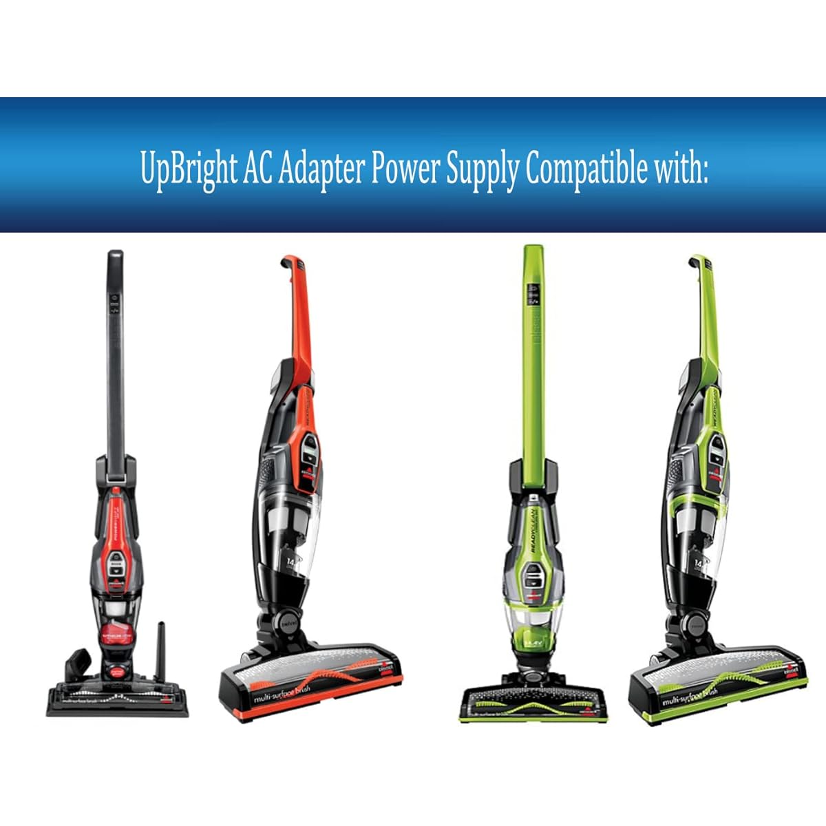 UpBright AC/DC Adapter Bissell 3079 Ultralight Cordless XRT 3192 31921 31927 3192C Series ReadyClean 14.4V Lithium Li-ion Battery Stick Vacuum Cleaner E-Tek ZD12D170080US # 1616327 Charger