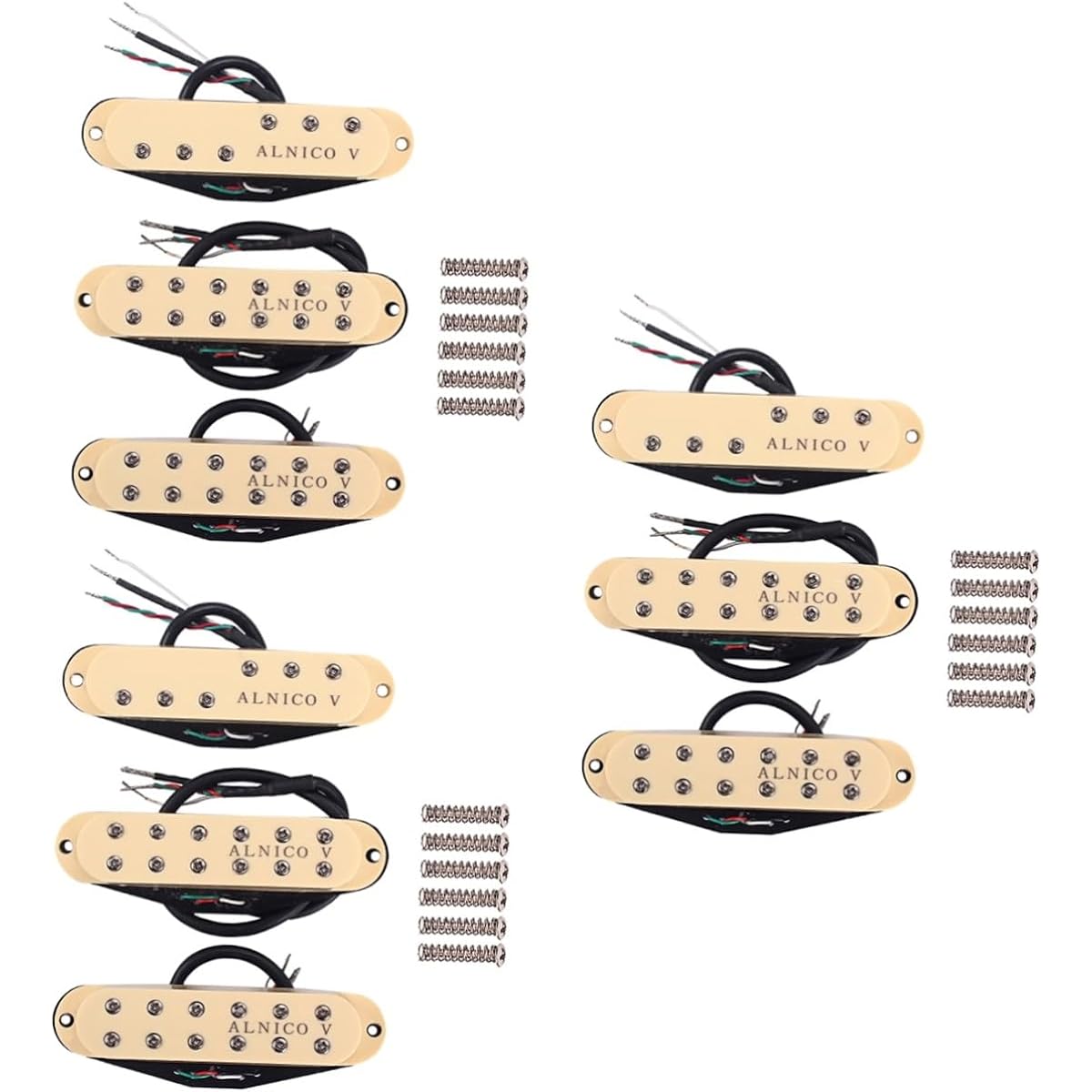 Vaguelly 3pcs Alnico 5 Pickup Alnico V Pickup Guitar Single Coil