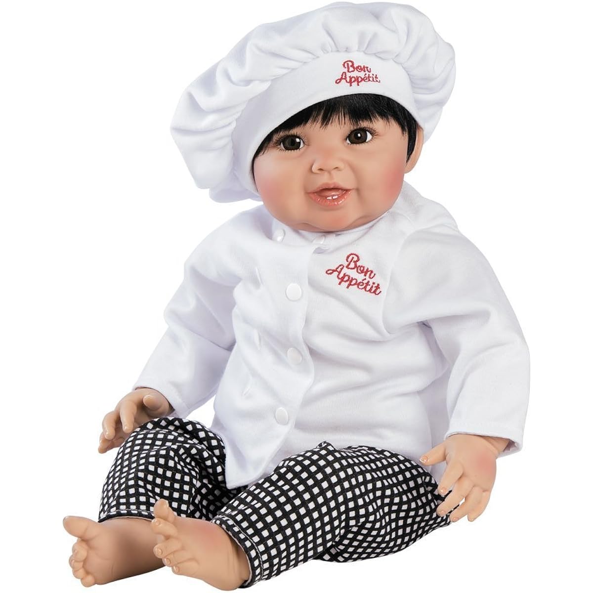Paradise Galleries® Asian Realistic Reborn Doll Collection, Ping Lau Designer Doll Collection, Birthday Gift Present, Includes 4 Piece Doll Accessories Gift Set - Bon Appetit