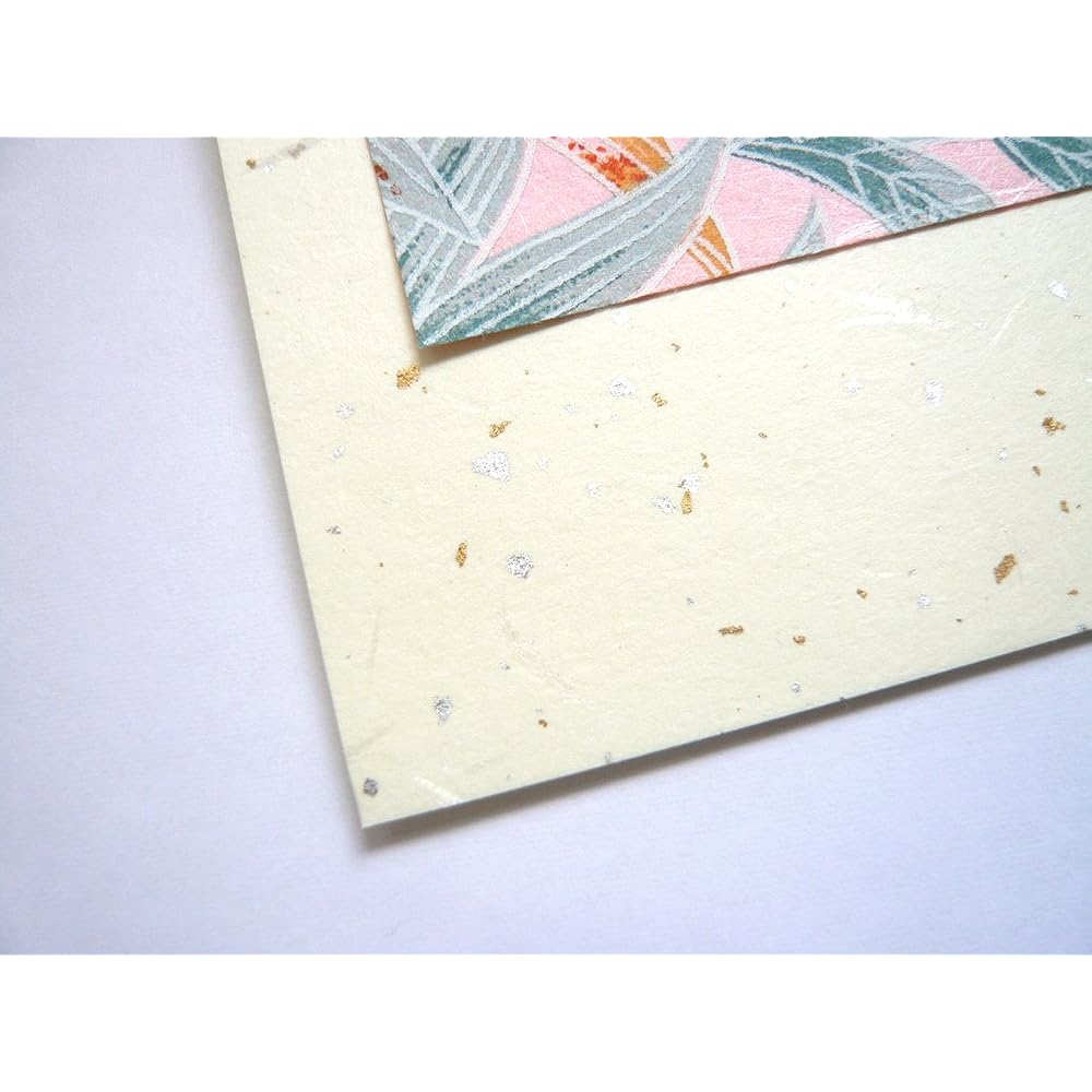 Yuzen Washi Greeting Cards in Various Patterns (50 Sets for Commercial Use)