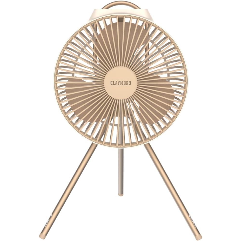 Prism Rechargeable Mobile Wireless Circulator CLAYMORE Fan V600+ Sand Beige CLFN-V610SB [Genuine Japanese Product]