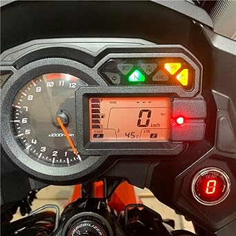 Speed Display Meter Motorcycle Round Gear Indicator For Kawasaki VE-RS-YS 650 1000 2012 2013 2014 2015 2016 2017 1-6 Level Gear Indication Plug &amp;