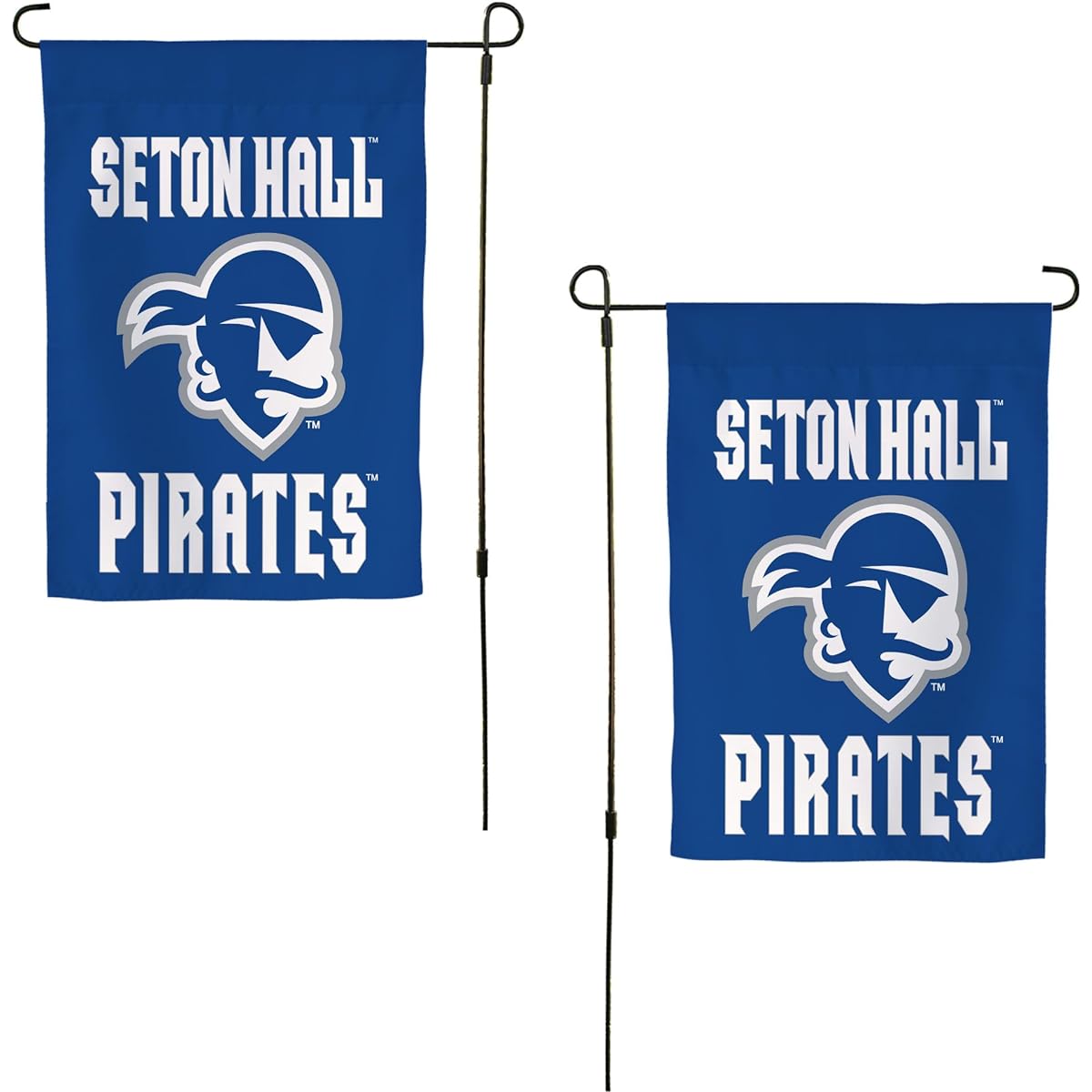 Seton Hall University Garden Flag SHU Pirates Banner 100% Polyester (Design A)