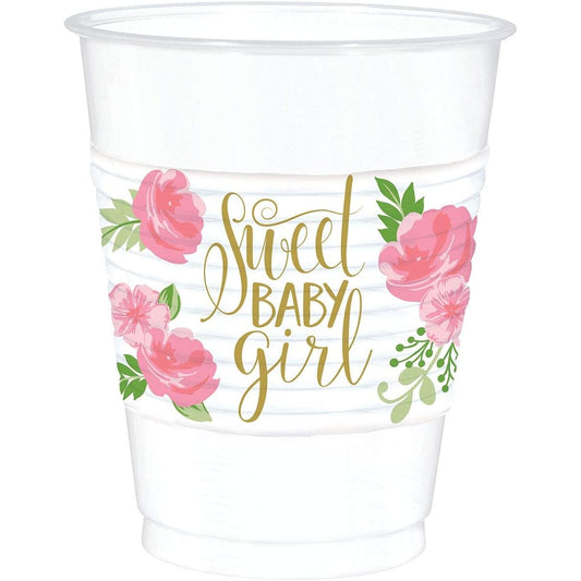 Amscan Cup PL Floral Baby