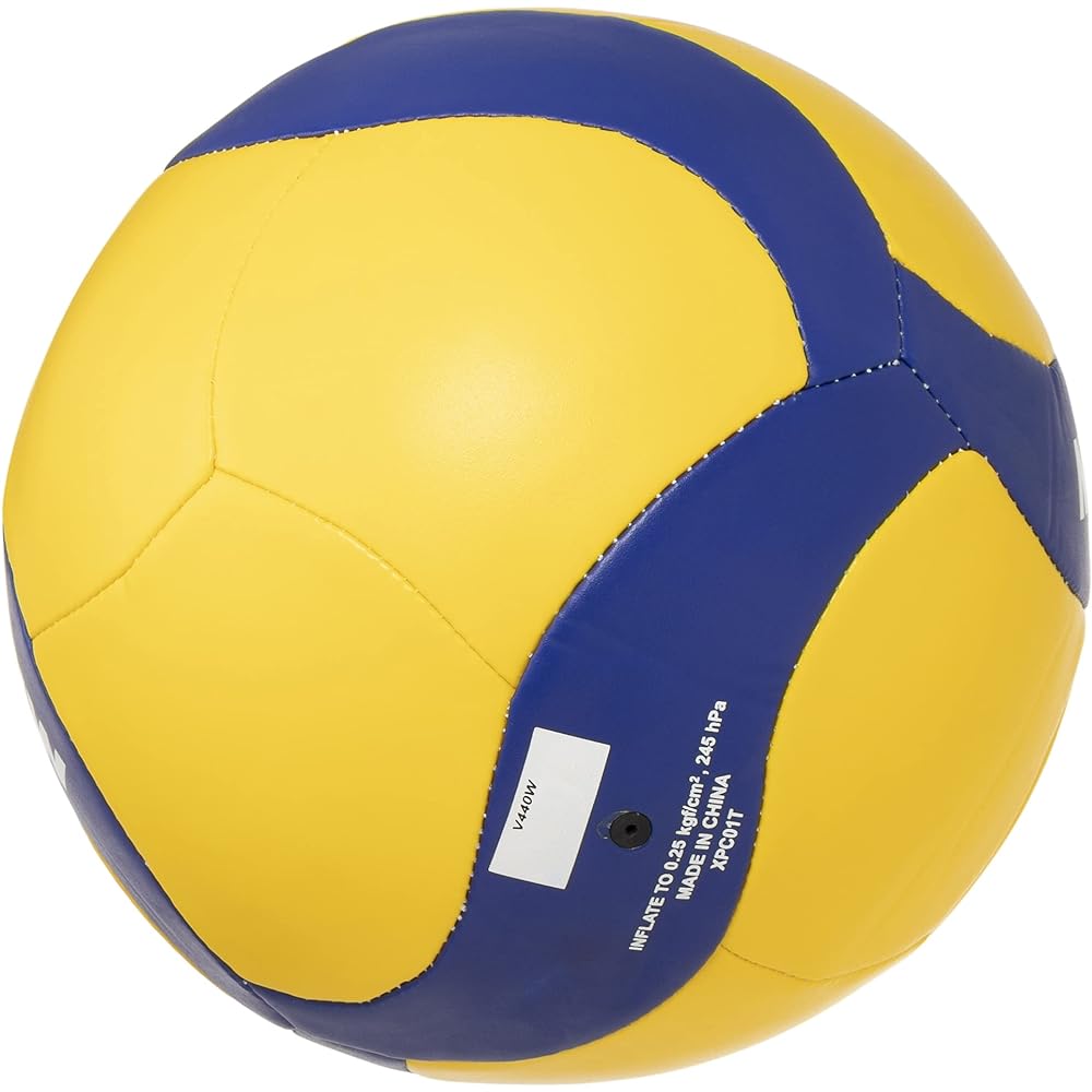 MIKASA Volleyball Recreation Leisure Size 4 Junior High School Students/Women's Yellow/Blue V440W Recommended Internal Pressure 0.25 (kgf/㎠)