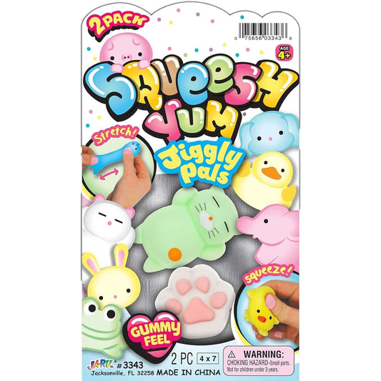 36 Pack: Ja-Ru® Squeesh Yum® 2 Jiggly Pals, 72 total