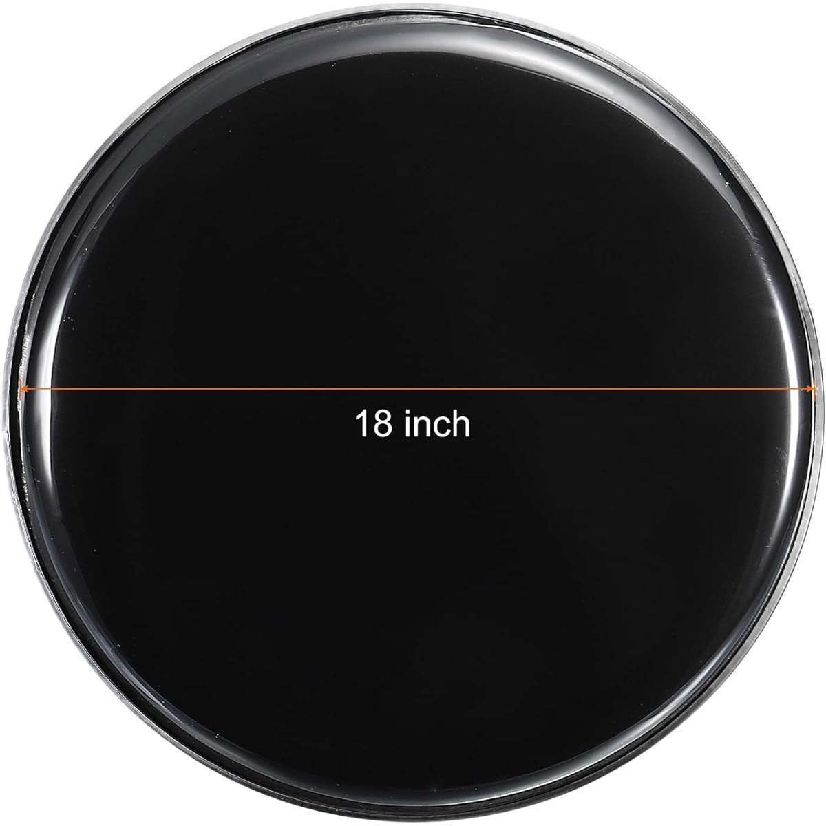 MECCANIXITY 18 inch drum head drum skin sound control PET material black